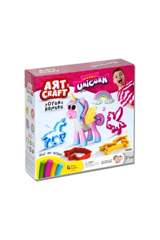 Dede Unicorn Oyun Hamuru Seti Çok Renkli