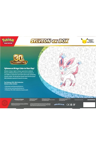 Pokémon Tcg: 30th Celebration Tin Box - Sylveon Ex Promo Kartlı Metal Koleksiyon Kutusu Orijinal Lisanslı