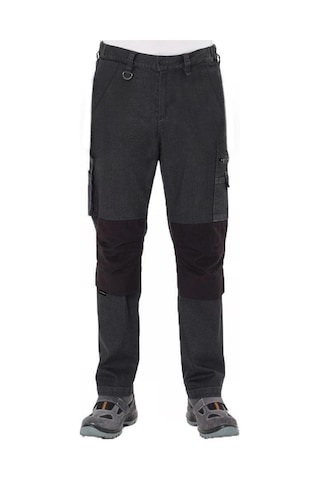 Şensel Kot İş Pantolonu Gri-Siyah -54E6537- Esnek Likralı Gri - Siyah