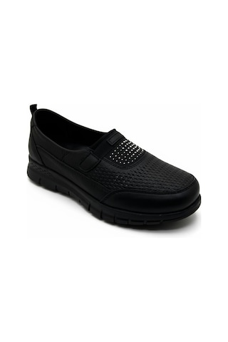 Dosa Shoes 972 Siyah Babet Anne Ayakkabısı-kahve Siyah