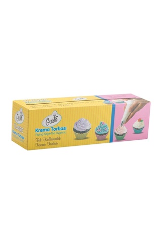 Dr. Gusto Krema Torbası Classic 72 Li Tek Kullanımlık Dayanıklı Pasta Sıkma Torbası Diğer