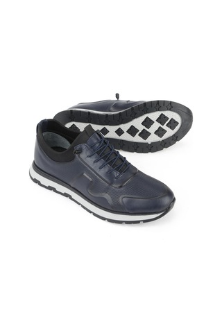 Ziya, Erkek Hakiki Deri Sneaker 1531037z2411 Lacivert 1531037z2411 200 Lacivert
