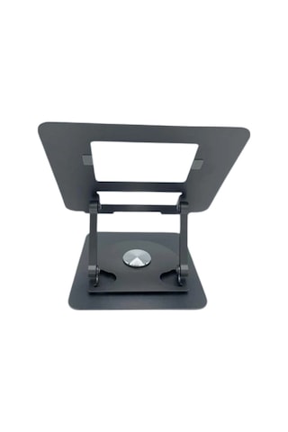 Notebook Macbook Uyumlu Standı 360 Derece Metal Çok Fonsiyonlu - Füme Senalstore