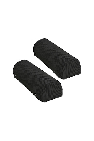 Xiyyadms Ev Kullanıma İçin Yıkama Kolay Kaymaz Dört Mevsim Kullanıma Uygun Lastikli Koltuk Kol Halkası 1 Çift Siyah + 10 Adet Çivi Siyah