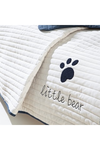 Cool Bear Yatak Örtüsü Bej/lacivert