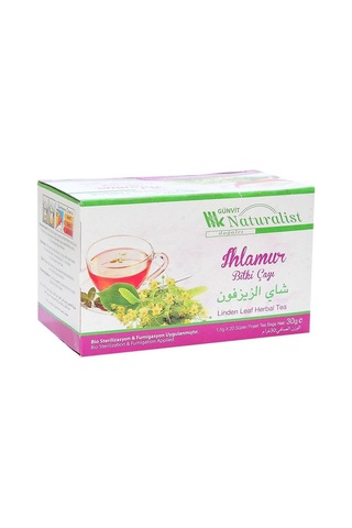 Günvit Naturalist Ihlamur Bitki Süzen Poşet Çay 20 x 1.5 G