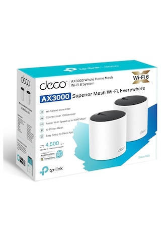 Tp-lınk Deco X55 Ax3000 Mesh Ev Wı-fı 6 Sistemi 2-pack