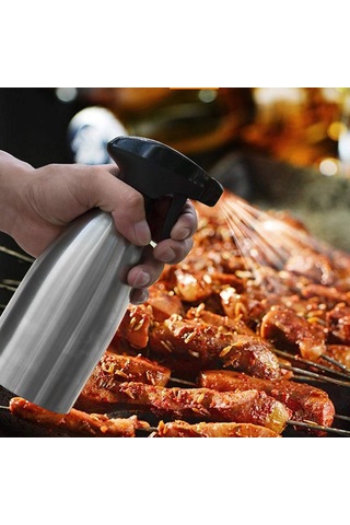 Sızıntılı Yağ Püskürtücü Şişe 500ml - Mutfak, Salata, Barbekü Baharat Kabı İçin İdeal Çok Renkli