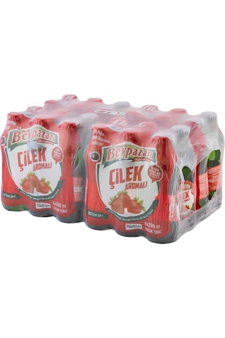 Beypazarı Çilek Aromalı Maden Suyu 200 Ml X 24 Adet