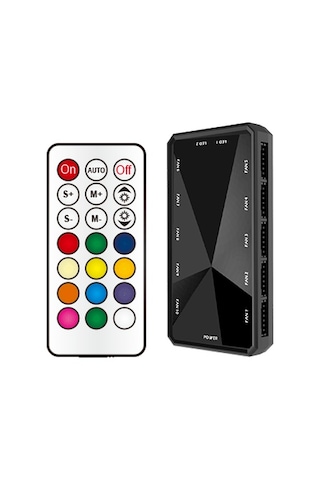 Gameforce Rgb Kasa Fan Seti 4X120Mm Kumanda Ve Kontrolcü