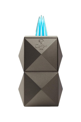Colibri Quasar Masaüstü Puro Çakmak Ve Kesici Seti Gunmetal