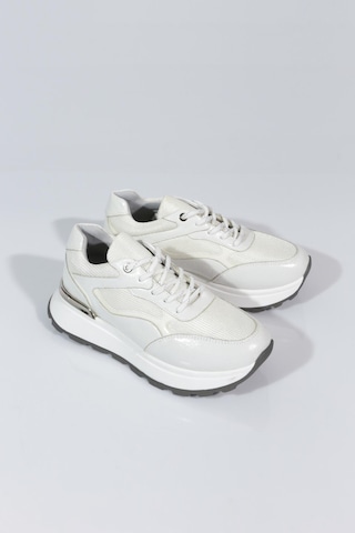 Dgn 81184 Kadin Sneaker Ayakkabi Beyaz