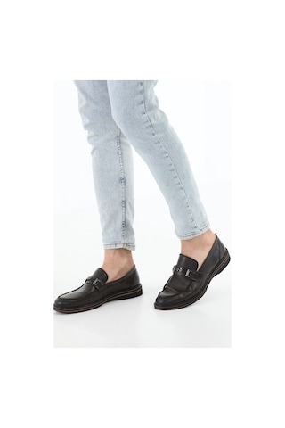 M.Karaca Hakiki Deri Ortopedik Tokalı Klasik Erkek Ayakkabı K.kah