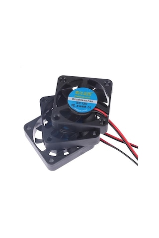 50x50x10 mm. 12V DC Sessiz Fırçasız Motor 3D Printer Kare FAN