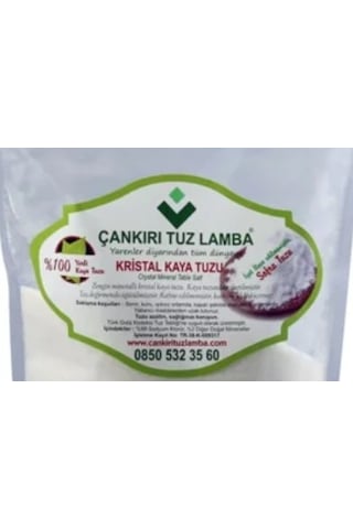 Çankırı Tuz Lamba Kristal Kaya Tuzu 5 KG