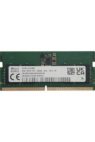 Sk Hynix Hmcg66agbsa095n Aa 8 Gb 5600 Mhz Ddr5 Notebook Ram