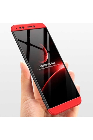 Huawei Y7 2018 Kilif Kamera Çikintili 360 Tam Koruma Ays 562164579