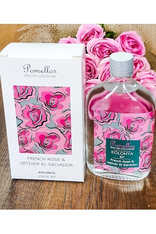 Pomellos 80 Derece French Rose & Vetiver El Salvador Kolonyası Cam Şişe 250 ML