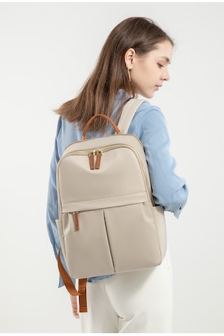 Relaxed Rahat İşe Gidip Geliş Çok Fonksiyonlu Sırt Çantası Kadın 16 İnç Bilgisayar Sırt Çantası Çok Yönlü Basit Büyük Kapasiteli Seyahat Çantası-açık Haki Açık Haki