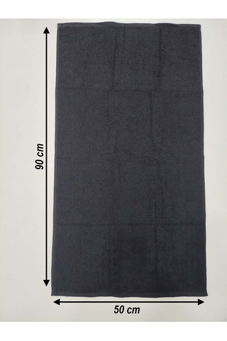 Siyah Berber Havlusu Denizli 50x90 Cm 12'li