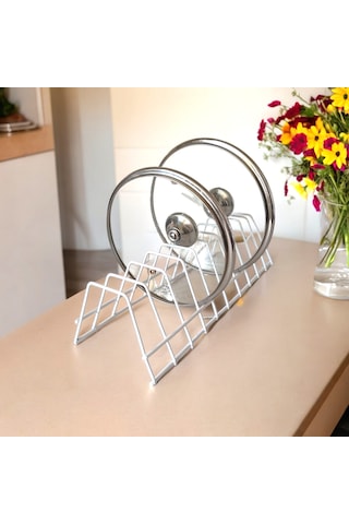 Tabaklık Rafı- Tencere Kapak Düzenleyici-tabak Kurutmalık -10 Bö