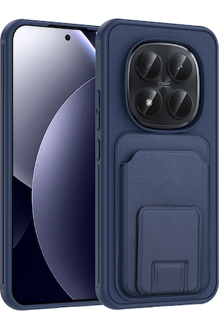 Nihcase Xiaomi Redmi Note 15 Pro 4g Kılıf Kartlıklı Standlı Square Folding Kılıf