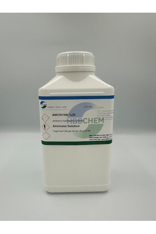 Amonyak %25 Amonyum Hidroksit 5 Litre