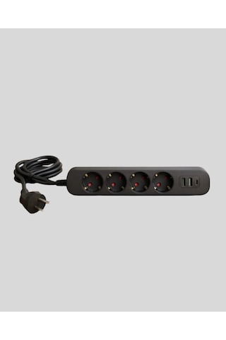 Akıllı Akım Dengelemeli 4 Lü Çoklu Priz Type-c Ve Usb Çıkışlı Standart