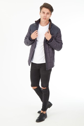 Sposo 1733 Su Itici Ve Rüzgar Geçirmez Lacivert Erkek Kaban Lacivert