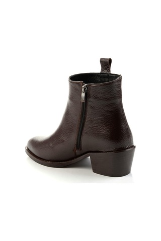 Bambi Kahve Hakiki Deri Kadın Bot & Bootie K02531254340 Kahve