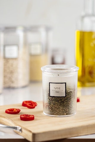 6'lı Barok Yuvarlak Baharat Kavanoz Seti & Saklama Kabı & Erzak Kabı 6 250 Ml