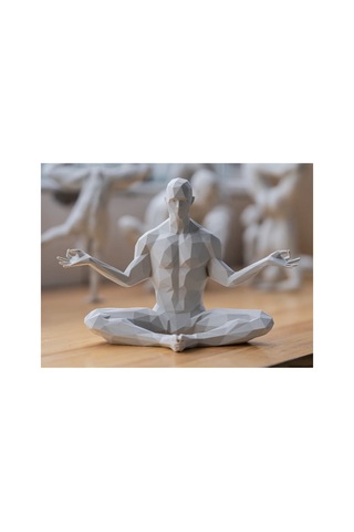Yoga/meditasyon Yapan İskandinav Tarzı Biblo Heykel Figür Dekor Dekorasyon Hediyelik Denge Ve Huzur 6