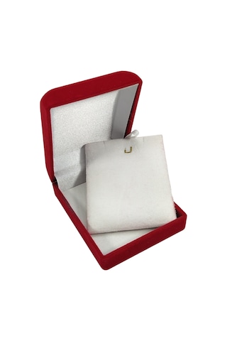 Özer Kutu Kolye Kutusu Kadife Kırmızı