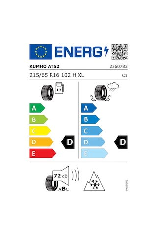 Kumho 215/65R16 102H Ats52/AT Dört Mevsim Lastiği 2025