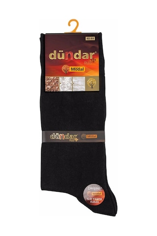 Dündar Çorap Dündar Erkek Modal Micro Lcyralı Plus Dikişsiz Soket Çorap 4124 - 12 Adet