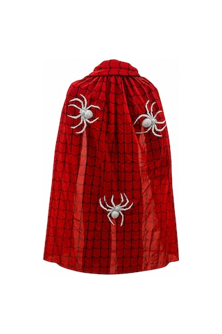 Spider Örümcek Adam Pelerin 75 Cm Çocuk Halloween Kostüm Cadılar Bayramı Parti Örümcek Aksesuarı