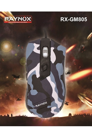 Raynox RX-GM805 Kablolu Optik Oyuncu Mouse