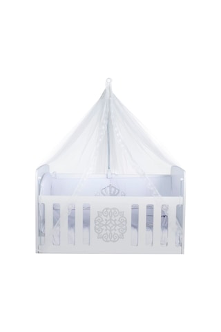 Tommybaby Tommybaby Güpürlü Lüx Cibinlik Ve Topuzlu Demir