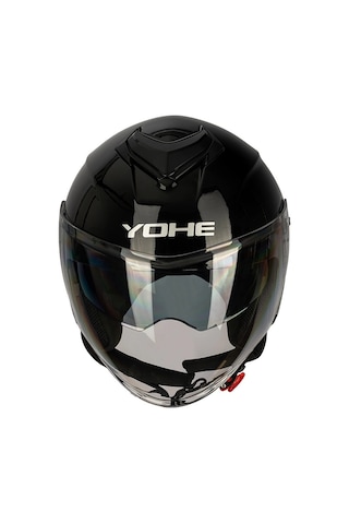 Yohe Motosiklet Kaskı 852-shınny-black Çok Renkli