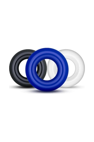 Pembe Tilki Silikon Penis Halkası Renkli 3'lü