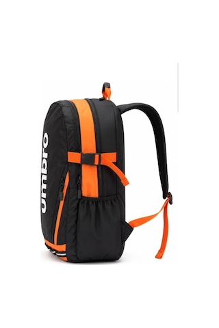 Umbro Cleo Backpack Siyah/turuncu Su İtici, Reflektörlü Spor Sırt Çantası, Okul Çantası - Tt0044