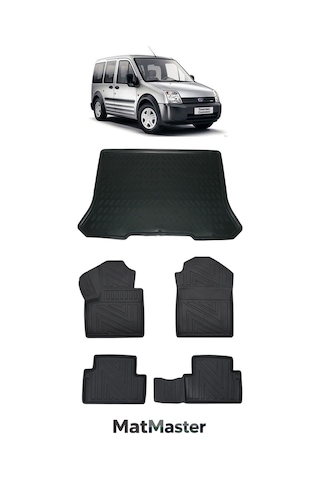 Ford Connect 2012 Model 5d Premium Ekstra Havuzlu Paspas Ve Bagaj Havuzu Set