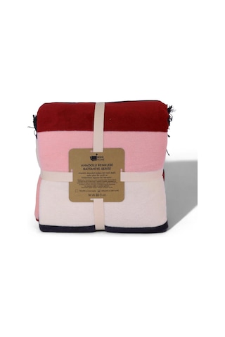 Bigghome Ritim Çift Kişilik Battaniye 200 X 220 Cm Karışık