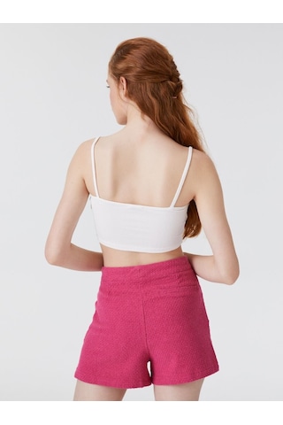 LOFT Crop Kadın Atlet Lf2032016 Q1.v1 Beyaz