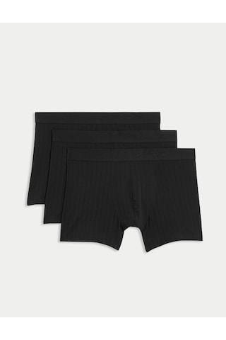 Marks & Spencer 3'lü Supima Trunk Seti T14005318a Siyah