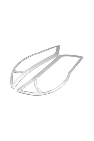 Vw Tiguan 2008 2010 Far Çerçevesi Abs Krom 2 Prç