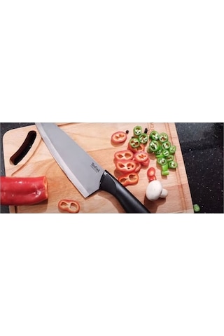 Tefal K22132 Comfort Kapaklı Şef Bıçağı 20 Cm 7696219979991 Ahşap