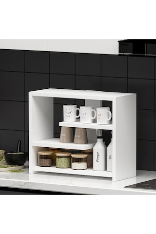 Gupse Raf Atlantik Çam - Beyaz Beyaz