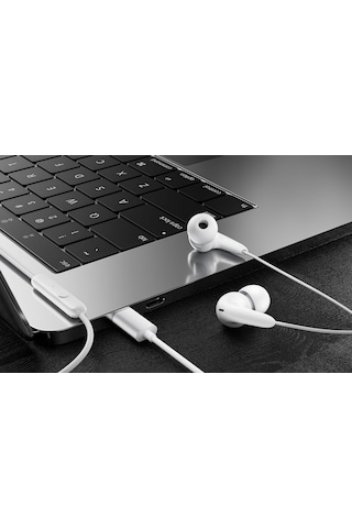 Ven-dens Vd-ear008 Type-c Premium Mikrofonlu Kulaklık - Beyaz