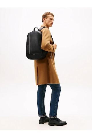Tommy Hilfiger Th Central Backpack, Bds Siyah Erkek Sırt Çantası